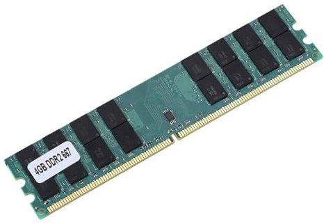 DDR2 RAM, DDR2 RAM 8Gb 667MHz Transmisión sin Pérdidas Memoria para Computadora de Escritorio con Módulo de Memoria DDR2 4GB RAM de Gran Capacidad DDR2 4GB para