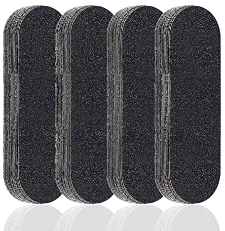 BNG Fußfeile Set, 40 Stücke Ersatz Schleifpapier Nachfüllpads, Pediküre Werkzeug für Edelstahl Fußraspel, Hart, Rissige Ferse, Abgestorbene Haut, Nagelhaut, Hornhaut Entferner, #80