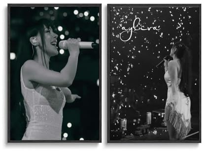 A Set Of 2 Music Ayliva Posters Poster Für Zimmer, Ästhetische Leinwand-Wandkunst, Schlafzimmer-Dekor Poster 12x18inch(30x45cm)