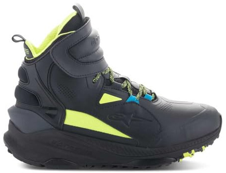Alpinestars Speedstreet Motorrad Schuhe, schwarz/neon-gelb, 9.5 | Motorradschuhe