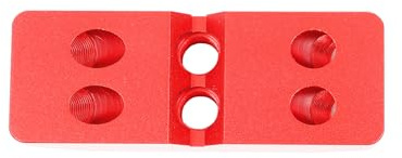 Drill Hole Guide Jig Professional Aluminum Alloy Multi Angle Drill Guide Template Block with 4 Drill Bits for Woodworking and Cable Railing Installation