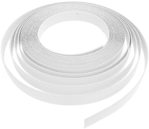 TEHAUX Self Adhesive Edges Banding Strip for Wood Panel White Edge Strip for Chipboard Laminate Floor Furniture Restoration Tape