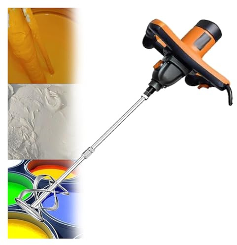 FXLUHAY Bétonnière Portable, malaxeur électrique portatif, Support de mélangeur pneumatique for Peinture Commerciale