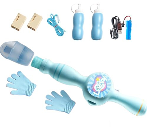 AMISENK Outdoor Aktivität Seifenblasenpistolen Leuchtende Blumen Für Outdoor Spaß Automatische Maschine Mit Lichtshow Pistolen Für Kinder