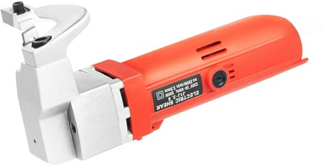 Cisaille à tôle électrique 500 W, ciseaux électriques en métal, ciseaux portables 220 V, moteur en cuivre 2000 tr/min, tôle d'acier 2 5 mm, acier inoxydable 1 5 mm, atelier, jardin, 2 balais de