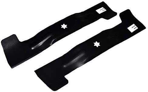 2 X 46,5 CM Rasentraktor Messer Satz für MTD/Gutbrod/Yard Man/Fleurelle 742-0672, 742-0673/742-0659, 742-0660/742-04020, 742-04021/742-04020A, 742-04021A - rechts + links