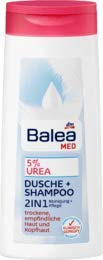 Balea Med Duschgel 5% Urea 2in1 Dusche + Shampoo, 1 x 300 ml