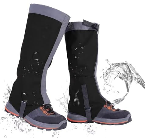 Lifetooler Gamaschen Wasserdicht, Gamaschen Wandern Outdoor Herren Damen zum Fahrrad,Schneeschuhwandern,Jagd,Trekking,Schutz vor Regen,Schnee und Insekten