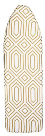 Simplify Scorch Resistant Ironing Board Cover & Pad, Stretch Elastic Fit, in Gold Bügelbrettbezug, Baumwolle
