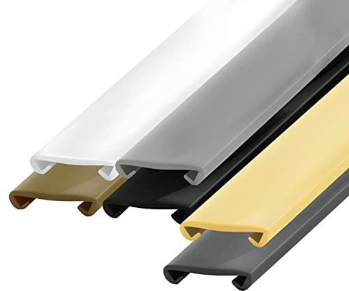Seiletech.de Handlauf PVC – GOLD – 10m – Treppenhandlauf – Kunststoffhandlauf – Geländer – Profile – Handläufe – Schutz