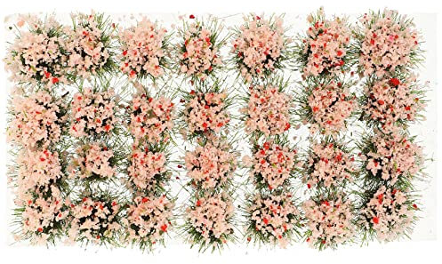 NUOBESTY 1 Caja Modelo De Racimo De Flores Mini Racimo De Flores De Jardín Mechones De De Ferrocarril Flor De Casa De Muñecas Modelo De Arena Flor De Manguera Miniatura Resina