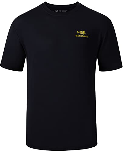 Bassdash Hombre Camiseta UPF 50 + de Pesca de Manga Corta Camiseta de protección Solar Ultravioleta función de montañismo Camiseta