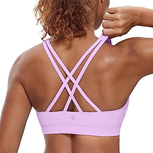 CRZ YOGA Naked Feeling Strappy Sport BHS Flieder S