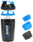 VIGIND Shaker à protéines 500ml,Bouteille shaker pour protéines,shaker avec compartiment,Mélangeur Sans Grumeaux，Anti-Fuite,Sans BPA & Lavable Lave-Vaisselle, bleu