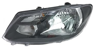 EDA PREMIUM auto Scheinwerfer, Frontscheinwerfer Links 2K5941005C passend für VW CADDY 2013-2015 elektrisch, mit Motor, dunkel, H4, P21W, E