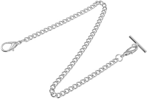 VALICLUD Cadena Colgante para Reloj de Bolsillo de Metal Cierre T Accesorio de Ropa Decorativo para Vestir Eventos Formales
