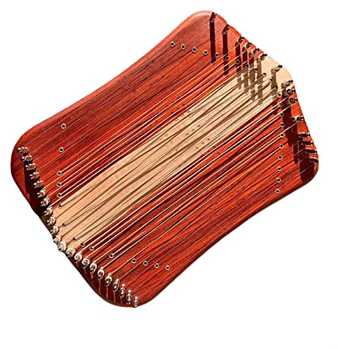 Tragbare Lyra-Harfe, 37 Saiten, Daumenharfe aus Ahorn, chromatisches Tonleiter-Lyrinstrument (Farbe: 2)