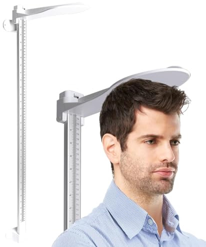 heninhill Estadiómetro de Pared Tallímetro Telescópica 60-210cm Altímetro Medición de Altura