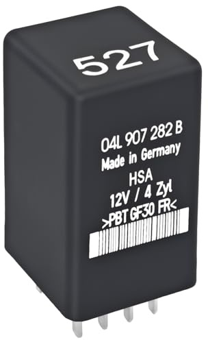04L907282B Glow Plug Relay – 9-Pin Control Unit for Seat 1.6L/2.0L Engines - OEM Replacement for VW Group Models 8P, 8V, B7, B8, C7
