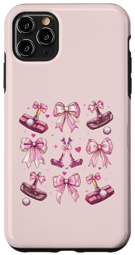Mini mazza da golf con fiocco da civetta per bambina, rosa, per mamma Custodia per iPhone 11 Pro Max