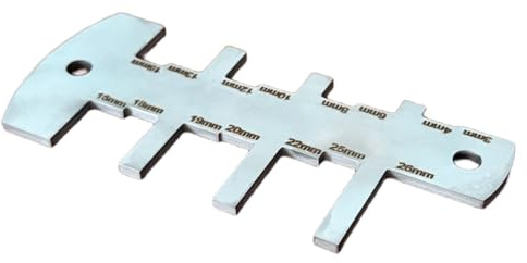 Professionelles Höhenmessgerät aus Edelstahl für Holzbearbeitung und Metallbearbeitung, 3–26 mm, Messskala, Tiefenmesser, Holzbearbeitung, Werkzeug-Messlineal