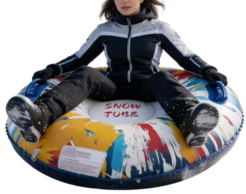 Slittino da neve per slittino | Giocattolo invernale sportivo e soffiato – slittino palla di neve | per adulti famiglie e in inverno