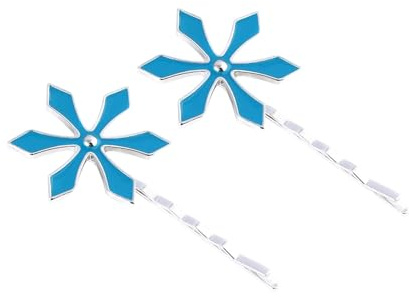 Inoue Orihime Haarnadel, Kopfbedeckung, sechseckig, Schnee-Haarspangen, Anime-Cosplay-Kostüm, Haarschmuck für Damen und Mädchen, Cosplay, Anime-Kostüm, Inoue Orihime, Hexagon-Schnee-Kopfbedeckung