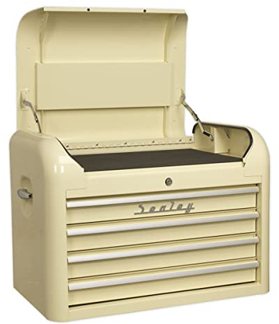 SEALEY Werkzeugkiste ap28104 4 Schublade Retro Stil