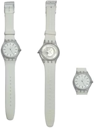 BLUSUPERSHOP 1 OROLOGIO PER DETENUTO, DIETRO TRASPARENTE IDONEO CARCERE AMMESSO PENITENZIARIO, BIANCO NERO ROSSO ARANCIO ROSA E ALTRI E BATTERIA SOSTITUTIVA OROLOGIO altro (BIANCO)