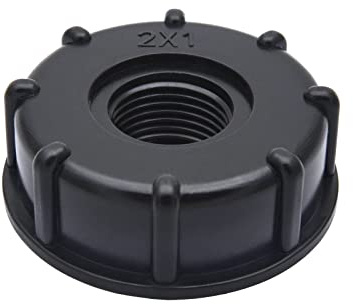 IBC Wassertank-Ventilanschluss 1 Zoll Tank Adapter Wasserhahn Anschluss Ventil Fitting für Haus Garten Wasseranschluss