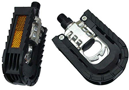 VOANZO Pedali Bici,pedali mtb,Pedale Pieghevole in Alluminio, Accessori per Biciclette 100x71x30mm