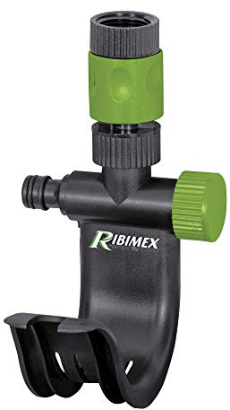 Ribimex PRA/DV.9113 Supporto portatubo per Rubinetto, Grigio/Verde