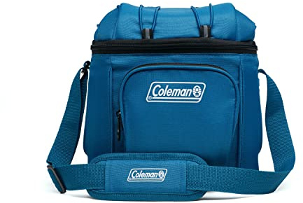 Coleman Kühler, isolierter weicher Kühler, auslaufsicher, 9/16/30 Dosenkühler mit 12+ Stunden Eisspeicherung, hergestellt aus recycelten Materialien, ideal für Mittagessen, Camping, Strand, Pool