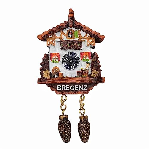 Bregenz Austria 3D-Kühlschrankmagnet, Souvenir, Geschenk, Kunstharz, handgefertigt, Bregenz-Kühlschrankmagnet, Heim- und Küchendekorationskollektion