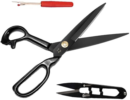 Eabdice Ciseaux de Bureau, Ciseaux Ménagers de Haute Qualité, Ciseaux de Tailleur Super Tranchants, Convient aux Tailleurs Débutants et aux Tailleurs Professionnels