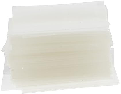 MUCKLILY 1000stücke Pvc Schrumpfbeutel Schrumpffolie Für Ätherische Ölflaschen Verpackungsfolie Selbstklebend Hitzebeständig Für Lagerung Und Einweichen