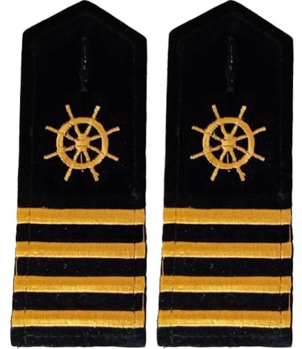 Muteitt Épaulettes De Capitaine De Yacht, Épaulettes De Marin, Épaulettes De Capitaine, Uniforme D'amiral De Flotte De Marine, Curseurs D'épaulettes