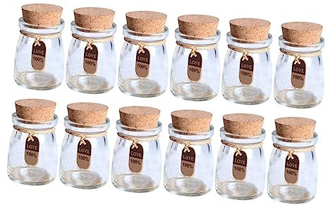 Cabilock Pots De Miel Pour De Mariage Avec Étiquettes Pour Fêtes