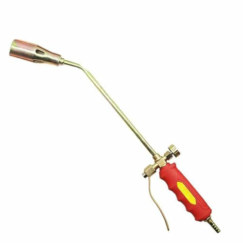 Unkrautbrenner Unkrautvernichter, Anwärmbrenner Gasbrenner, | Brenner | Gasbrenner | Abflammgerät | Dach- und Bitumenbahnen,Abflammgerät Brenner Flamme regulierbar, Grillanzünder (ohne Gas) (Rot)