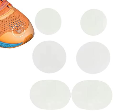 Reparationsplåster, 6 stycken punktspridningsdekaler - hål- och anti-flapper-patch, för nätsneakers för sport, tennis, arbete och R