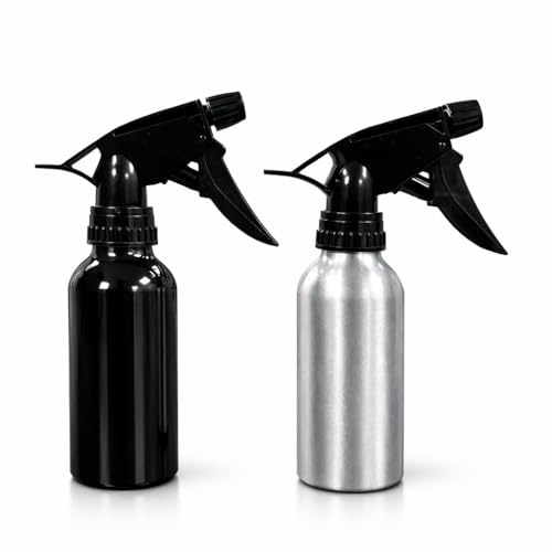 Spray Bottles Water Spray Bottle Mist Water Oil Liquid Dishwasher Aluminium Bottles Cleaning Refilling Gardening Trigger Empty Home Kitchen Restaurant School Creative 200ml Assorted Color(1 Count