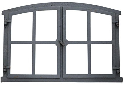 Stallfenster Fenster zum Öffnen Scheunenfenster grau 74cm wie Antik Eisenfenster