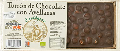 Turrón de Avellanas Eco Solé, 200g