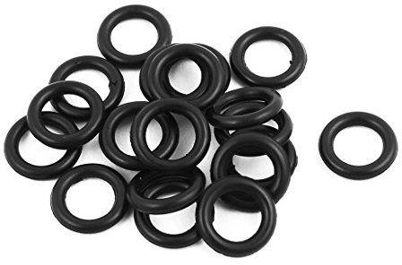 Aexit 20 Stücke Schwarz 10mm x 1,9 mm Ölbeständiger Dichtring O-Form NBR Gummitülle (6e379e491a6def704b2b97d2b5a5c24c)