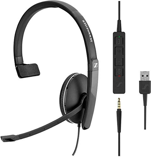 Sennheiser SC 135 - Cuffie USB Mono 508316, nero