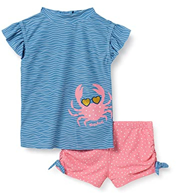 Playshoes Ensemble de Bain Unisexe pour Enfant Protection UV Maillot de Bain 2 pièces, Cancer, 7-9 Years