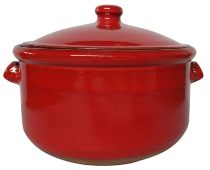 OFERTA OLLA COCOTTE DE CERÁMICA ARTESANAL 25CM. Artesanes de España. Exclusiva. Creado a mano en un taller de proximidad. CALIDAD.