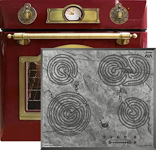 Kaiser Set de cuisinières à gaz EH 6355 RotEm+KCT 6715 F Ära, Kit de four électrique, 79 l, 10 fonctions + plaque de cuisson à induction encastrable 60 cm