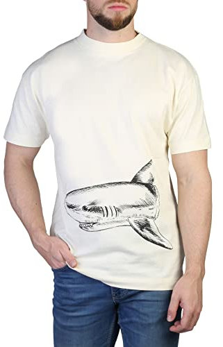 Palm Angels PMAA001S23JER001 T-Shirt, white, XS
