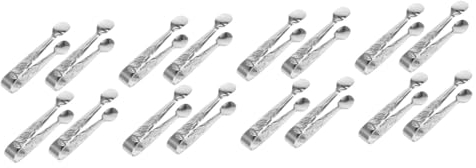 Alipis 16pièces Pince à Glace Acier Multifonctionnelle Pour Biscuits Et Barbecue Ensemble Pratique Pour Cuisine Et Buffet